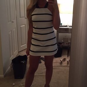 Striped dress (but actually a romper!)